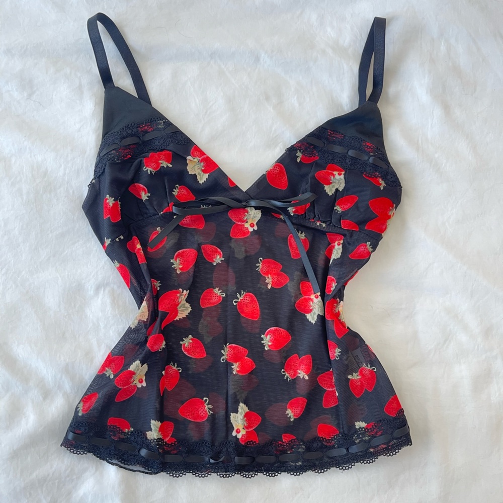 Strawberry Crop Top